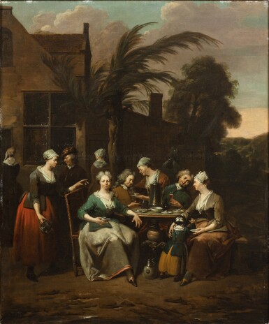 View full screen - View 1 of Lot 42. The merry Company | La joyeuse compagnie.