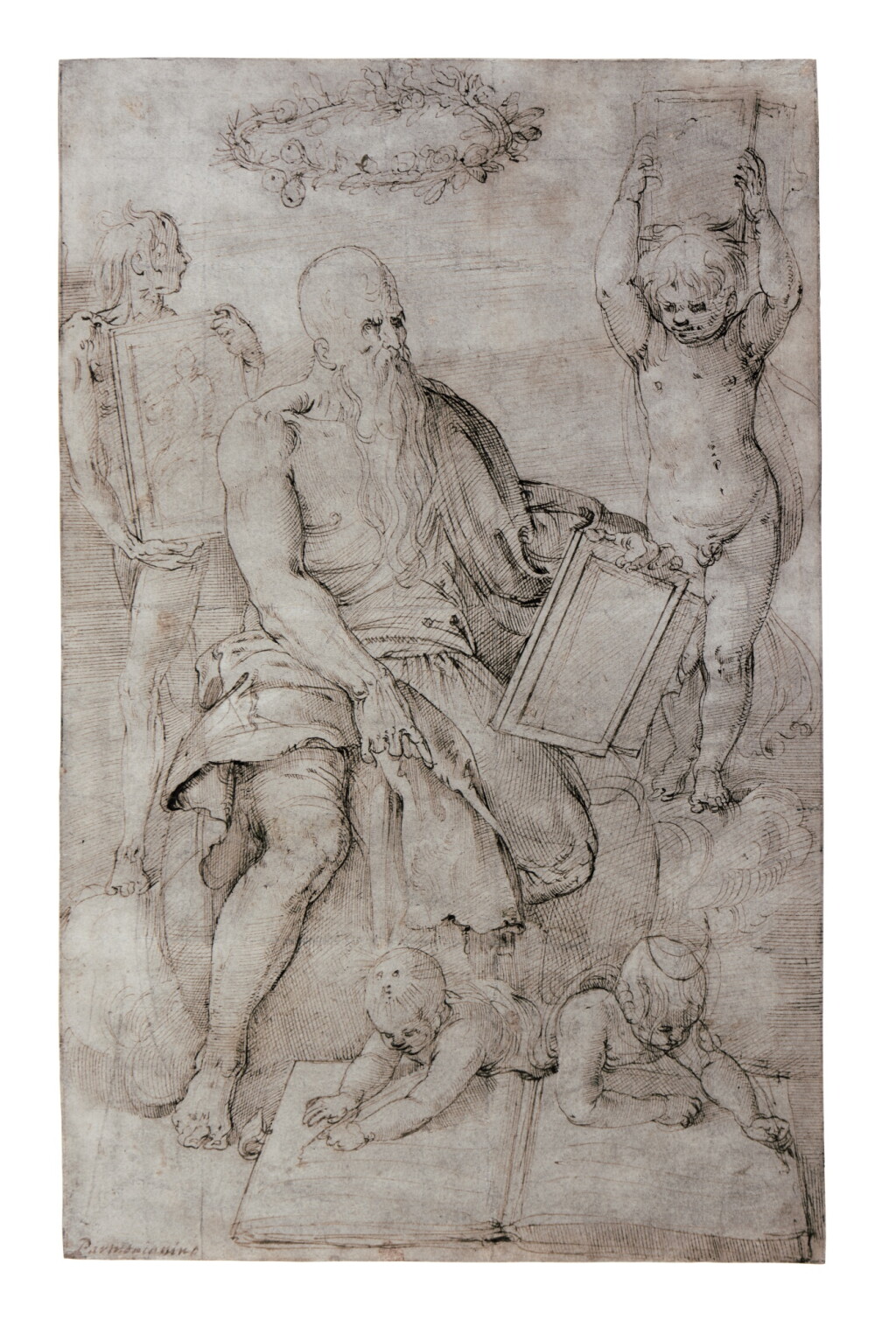 View full screen - View 1 of Lot 13. An Allegory of Time.