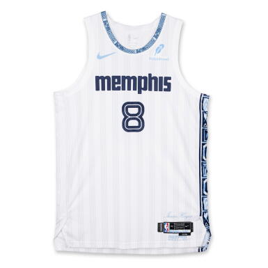 View full screen - View 1 of Lot 43. Jaren Jackson Jr. Memphis Grizzlies 2025-2026 Game Worn City Edition Jersey.