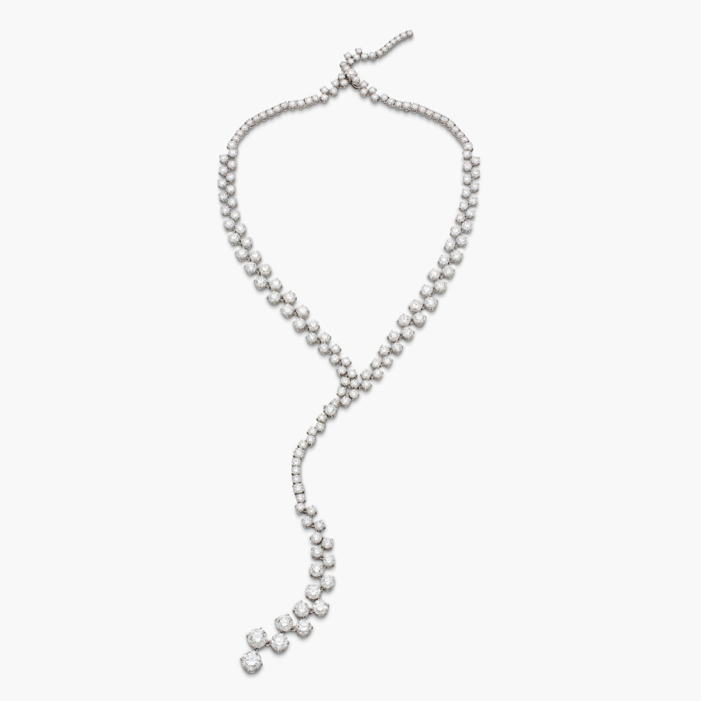 View full screen - View 1 of Lot 552. Diamond Necklace .