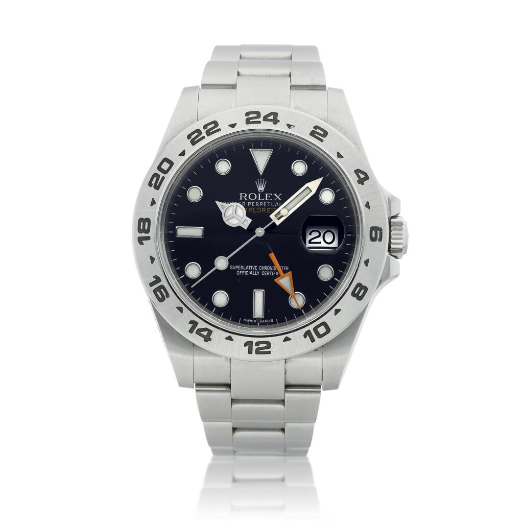 View full screen - View 1 of Lot 2178. Military 'SAS' Explorer II, Reference 216570 | A stainless steel wristwatch with date, 24 hours indication and bracelet, Made for the Special Air Service, Circa 2012 | 勞力士 | Military 'SAS' Explorer II 型號216570 | 精鋼鏈帶腕錶,備日期及24小時顯示,為Special Air Service而製,約2012年製.