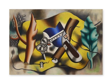 View full screen - View 1 of Lot 23. Composition au tronc d'arbre.