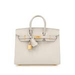 Craie Epsom Birkin Sellier 25 Gold Hardware, 2022