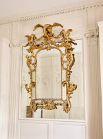 A North Italian giltwood mirror, circa 1720, after Jean-Bernard-Honoré Turreau