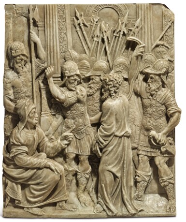 View full screen - View 1 of Lot 161. NETHERLANDISH, PROBABLY MALINES | THE MOCKING OF CHRIST.