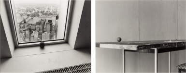 View full screen - View 1 of Lot 91. Above the Grid (Ball & Table) ; Above The Grid (Ball & Bridge) (two works).