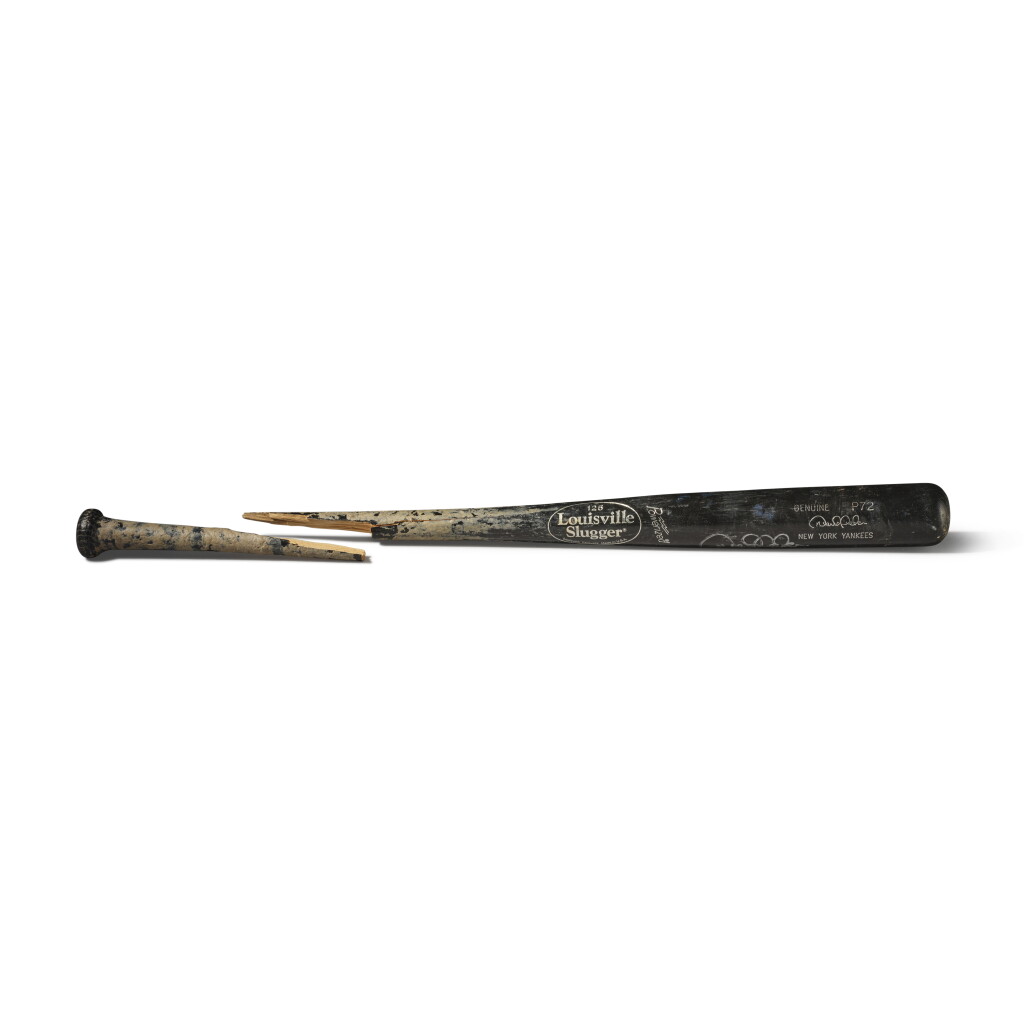 View full screen - View 1 of Lot 11. Derek Jeter 2001 World Series Game Used & Signed Bat | Game 1.