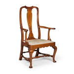 A Queen Anne Open Armchair, Boston, Massachusetts, Circa 1760