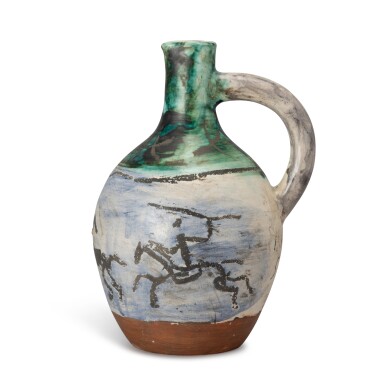 View full screen - View 1 of Lot 453. Scène mythologique et tauromachique.