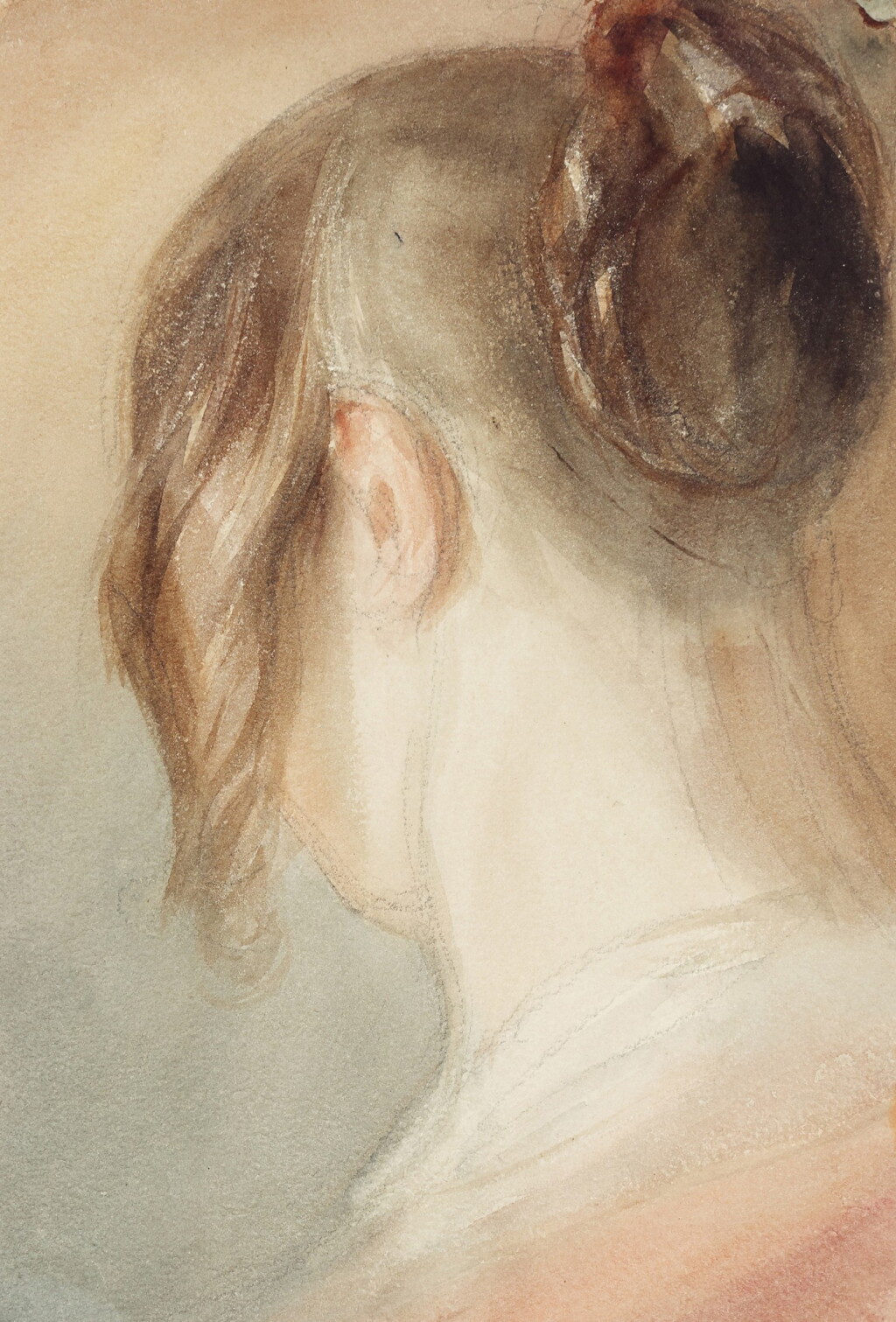 View full screen - View 1 of Lot 202. Portrait of Harriet de Wint, née Hilton (1791-1866).