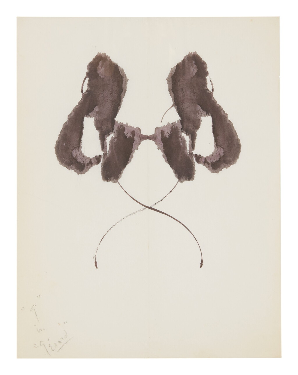 View full screen - View 1 of Lot 484. JOSEPH CORNELL | UNTITLED ("G" IN "GÉRARD").