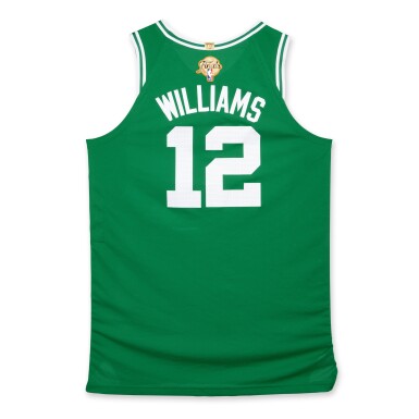 View full screen - View 1 of Lot 122. Grant Williams Boston Celtics 2022 NBA Finals Game Worn Icon Edition Jersey | Game 2.