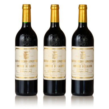 View full screen - View 1 of Lot 44. Château Pichon Longueville, Lalande 1994 and 1995 (8 BT).