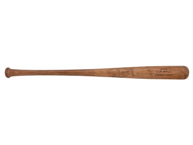 View full screen - View 1 of Lot 53. 1953 Jackie Robinson Game Used Hillerich & Bradsby Professional Model O16 Bat (PSA/DNA GU 9).