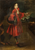 Portrait of a young man with a red coat | Portrait d'un jeune homme en habit rouge