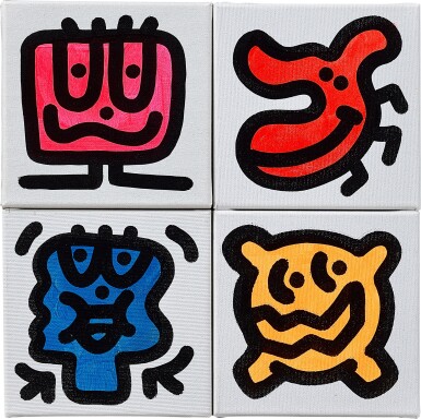 View full screen - View 1 of Lot 1115. Mr Doodle | Doodlings (Four Works) 塗鴉(四幅作品).