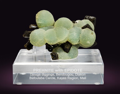 View full screen - View 1 of Lot 78. Prehnite with Epidote.