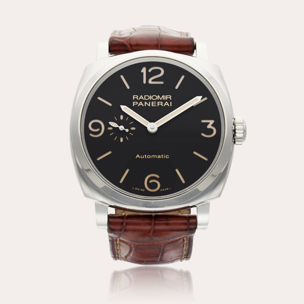 View full screen - View 1 of Lot 541. Reference PAM00572 Radiomir 1940 | A limited edition stainless steel automatic wristwatch, Circa 2014.