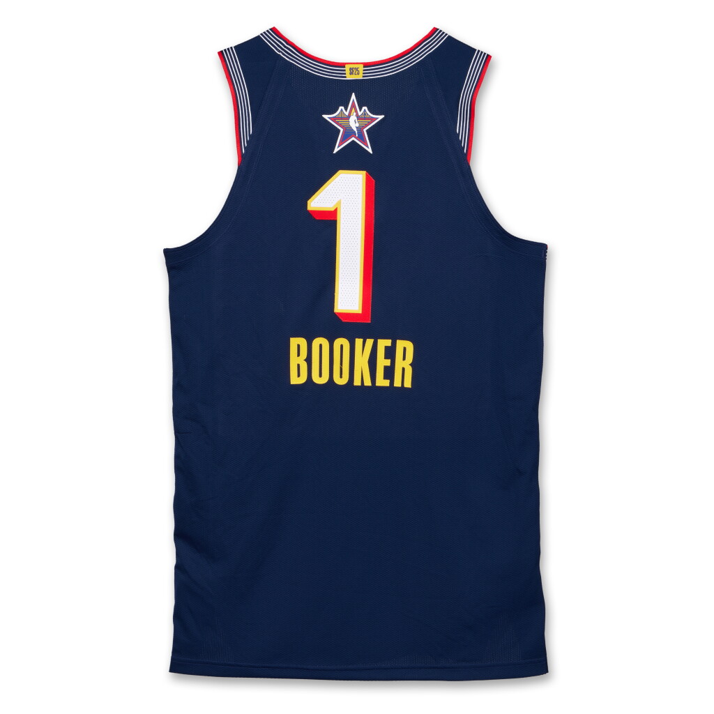 View full screen - View 1 of Lot 32. Devin Booker ‘NBA All-Star’ Prototype Jersey.
