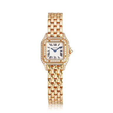View full screen - View 1 of Lot 1949. ‘Panthère’ Diamond Wristwatch | 卡地亞 | ‘Panthère’ 鑽石 腕錶.