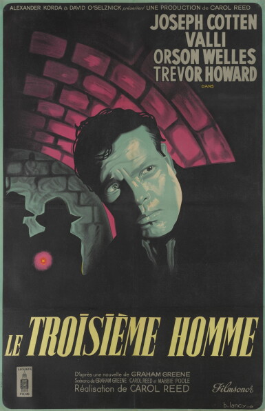 View full screen - View 1 of Lot 77. The Third Man/Le Troisieme Homme (1949).