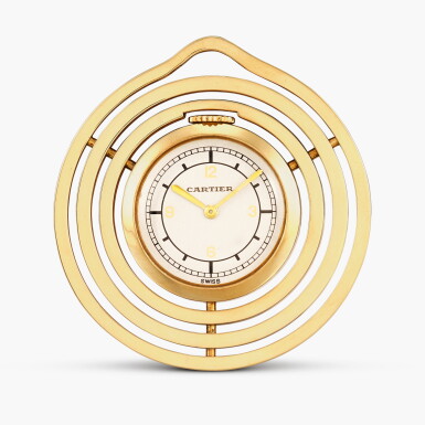 View full screen - View 1 of Lot 2146. An unusual yellow gold spiral pendant watch, Circa 1937 .