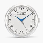 Pendulette Réveil Souveraine | A stainless steel desk clock with alarm, Circa 2025