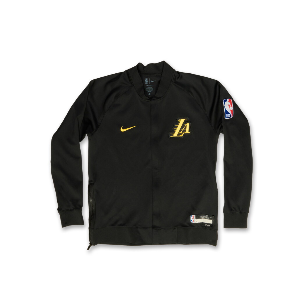 View full screen - View 1 of Lot 105. Jarred Vanderbilt Los Angeles Lakers 2023-2024 Game Worn City Edition Warmup Jacket.