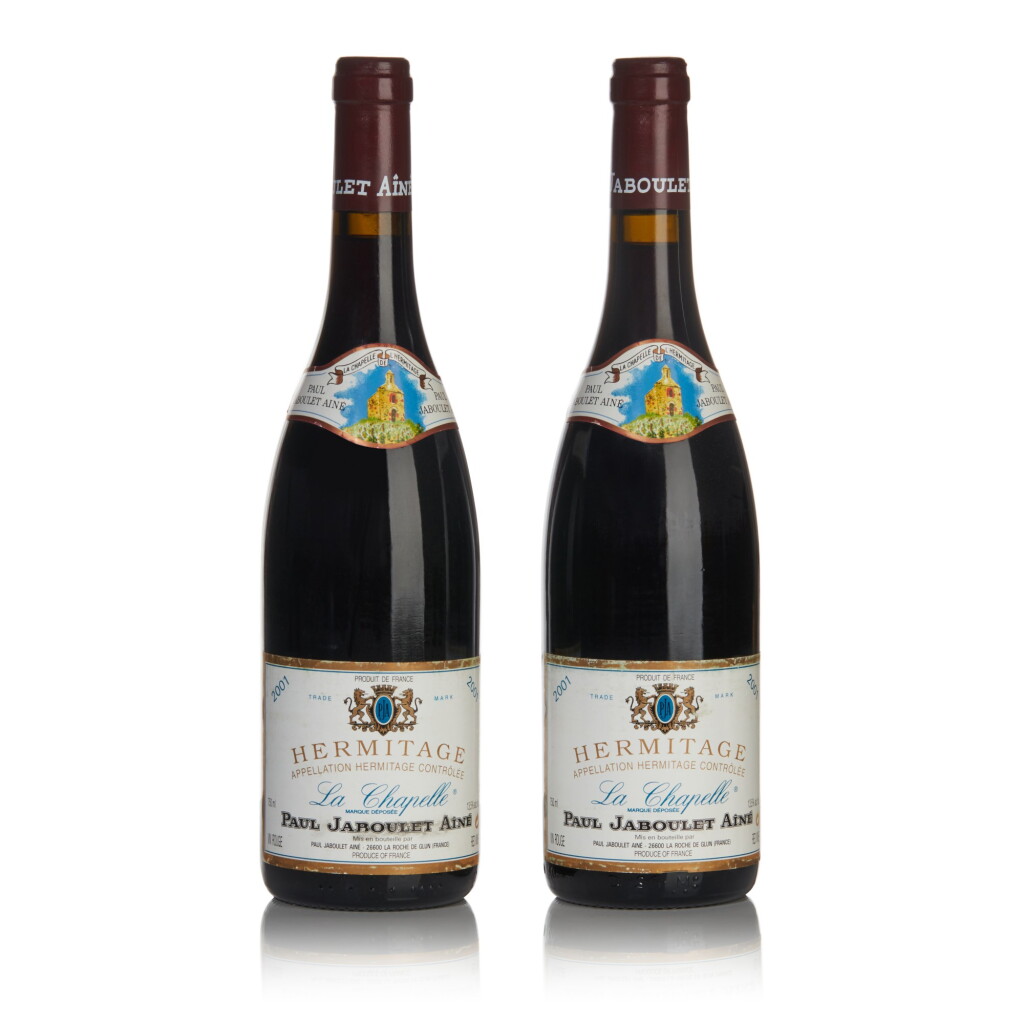 View full screen - View 1 of Lot 235. Hermitage, La Chapelle 2001 Paul Jaboulet Aîné (2 BT).