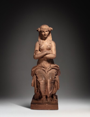 View full screen - View 1 of Lot 28. Egyptian Goddess, circa 1770-1780 | Déesse Égyptienne, vers 1770-1780.