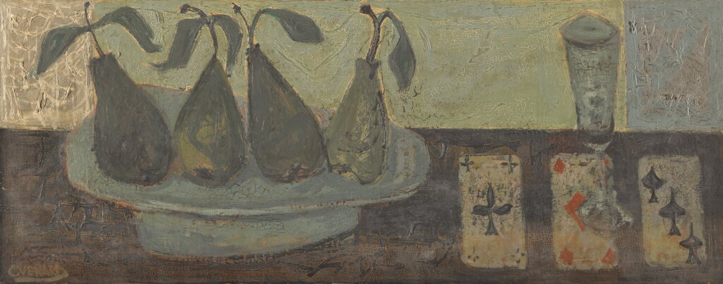 View full screen - View 1 of Lot 420. Sans Titre (Nature morte aux quatres poires).