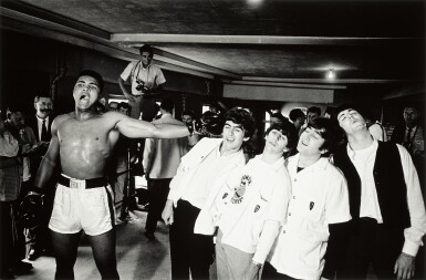 View full screen - View 1 of Lot 126. 'Ali & The Beatles'.
