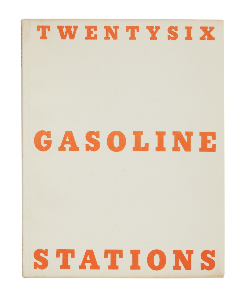 View full screen - View 1 of Lot 84. Ruscha, Ed | Twentysix Gasoline Stations, with a lengthy inscription to Joe Goode.