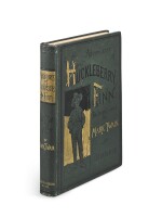 CLEMENS, SAMUEL | Adventures of Huckleberry Finn (Tom Sawyer's Comrade). New York: Charles Webster, 1885