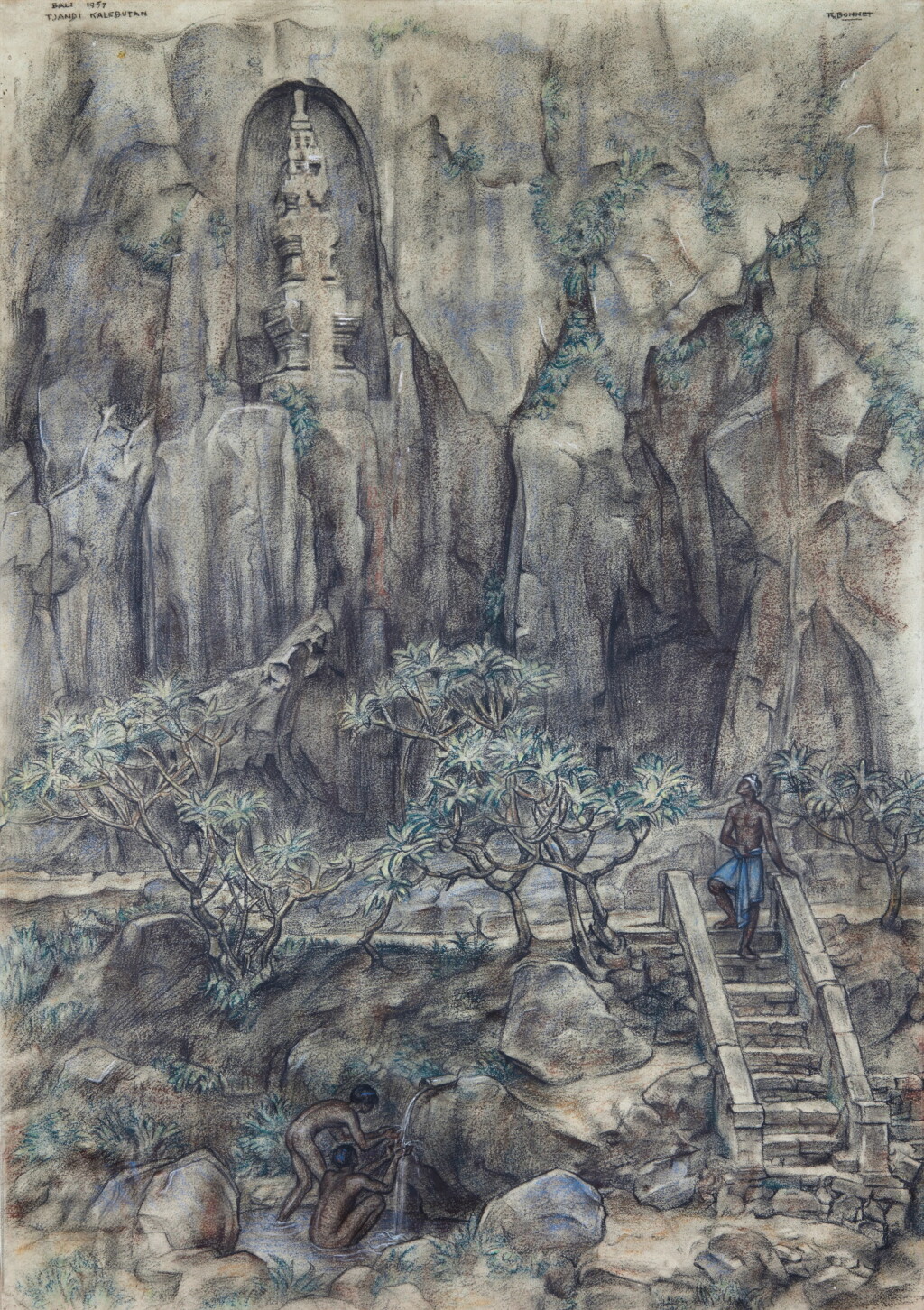View full screen - View 1 of Lot 152. Rudolf Bonnet 魯道夫·邦尼 | Tjandi Kalebutan Kalebutan神廟.