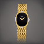 Ellipse, Reference 4307/001 | A yellow gold and diamond-set bracelet watch with onyx dial, Circa 1978 | 百達翡麗 | Ellipse 型號4307/001 | 黃金鑲鑽石鏈帶腕錶,備瑪瑙錶盤,約1978年製