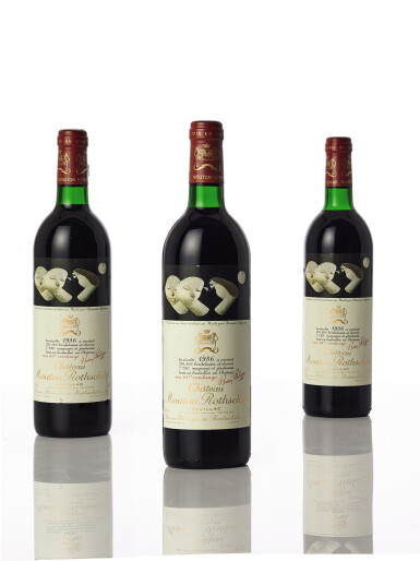 View full screen - View 1 of Lot 8005. Château Mouton Rothschild 1986 (10 BT).