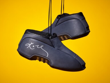 View full screen - View 1 of Lot 28. Kobe Bryant Signed | Adidas Kobe II 'Graphite' | Size 14 .