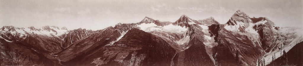 View full screen - View 1 of Lot 70. 'The Heart of the Selkirks, British Columbia' (Panorama).