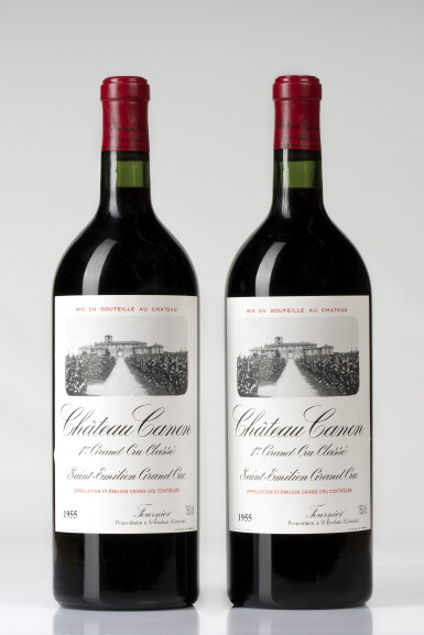 View full screen - View 1 of Lot 406. Château Canon 1955 (2 MAG).