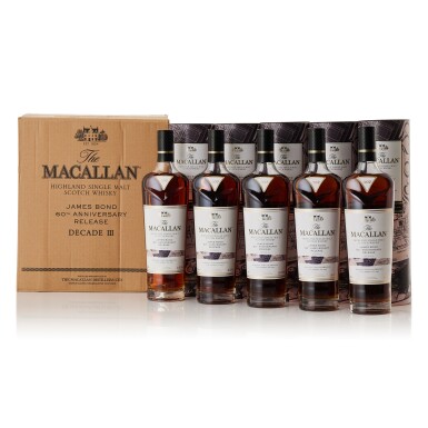 View full screen - View 1 of Lot 9386. The Macallan James Bond 60th Anniversary Decade III 43.7 abv NV (5 BT70).