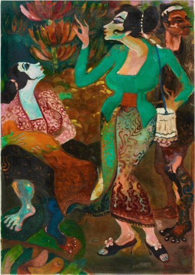 View full screen - View 1 of Lot 762. Hendra Gunawan 亨德拉·古拿溫 | Penjual Pisang 賣香蕉.