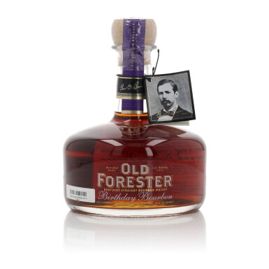 View full screen - View 1 of Lot 273. Old Forester 12 Year Old Birthday Bourbon 2013 Release 98 Proof 2001 (1 BT 75cl).