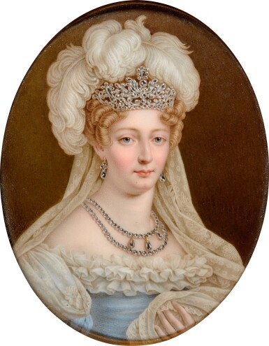 View full screen - View 1 of Lot 177. Portrait of Marie-Thérèse, Duchess of Angoulême (1778-1851).