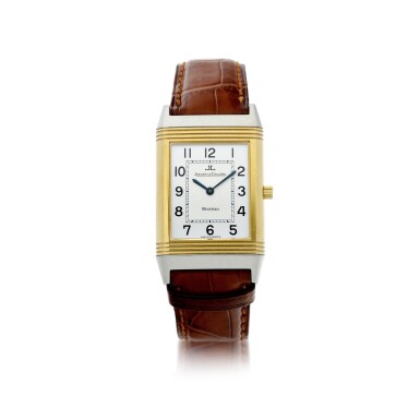 全螢幕檢視 - 查看244REFERENCE 250.5.86 REVERSO CLASSIQUE A YELLOW GOLD AND STAINLESS STEEL REVERSIBLE WRISTWATCH, CIRCA 1995的1