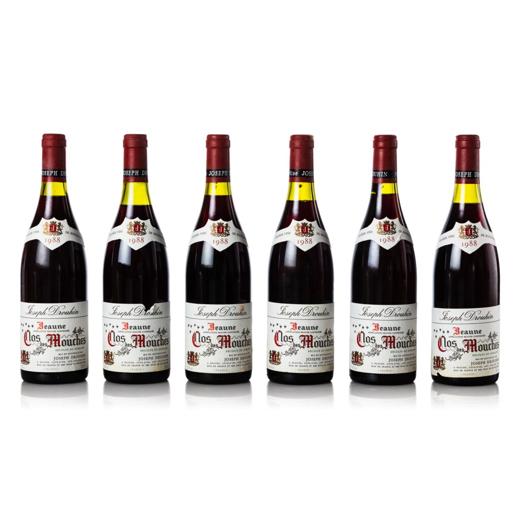 View full screen - View 1 of Lot 3169. Beaune, Clos des Mouches Rouge 1988 Joseph Drouhin (12 BT).