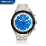 Omega | Speedmaster Schumacher Racing Reduced, Reference 3810.81.08, A stainless steel chronograph wristwatch with bracelet, Circa 2000 | 歐米茄 | 超霸系列 Schumacher Racing Reduced 型號 3810.81.08 精鋼計時鏈帶腕錶,約2000年製