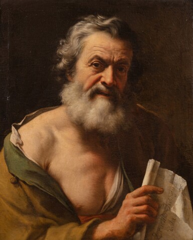 View full screen - View 1 of Lot 166. Portrait of Heraclitus | Portrait du philosophe Héraclite.