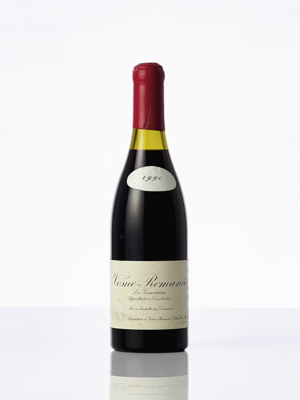 View full screen - View 1 of Lot 6709. Vosne-Romanée, Genaivrières 1990 Domaine Leroy (1 BT).