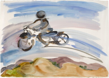 View full screen - View 1 of Lot 23. Motorbike in the Sky.